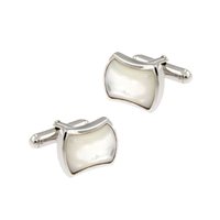 Manschettenknöpfe Herr in Silber Madreperla 336 MP GEM